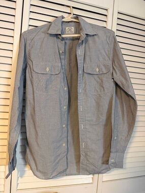 J. Crew light blue cotton workshirt